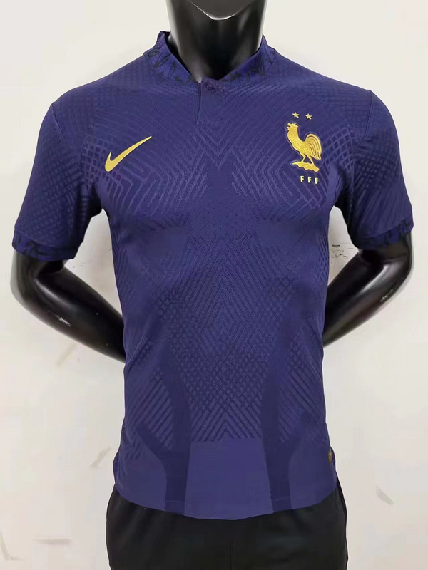 AAA Quality France 2022 World Cup Home Soccer Jersey(Player)